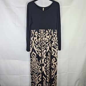 Grecerelle Maxi Dress Size L | Minimalist Office Elegant Formal Cocktail Party